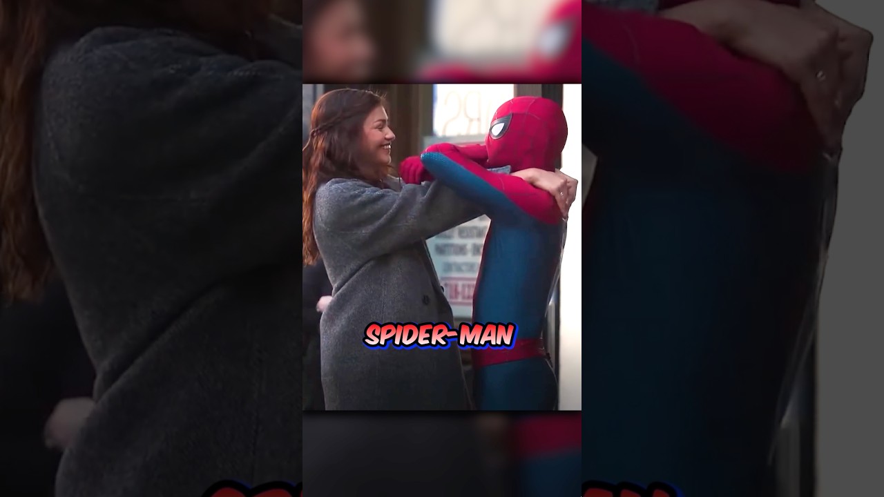 Tom Holland and Zendaya behind the scenes of Spider-Man: Brand New Day! #spidermanbrandnewday