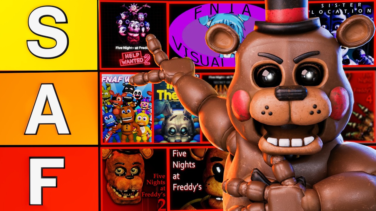 Я получил платиновый трофей и занял высокие места во всех играх серии FNAF!