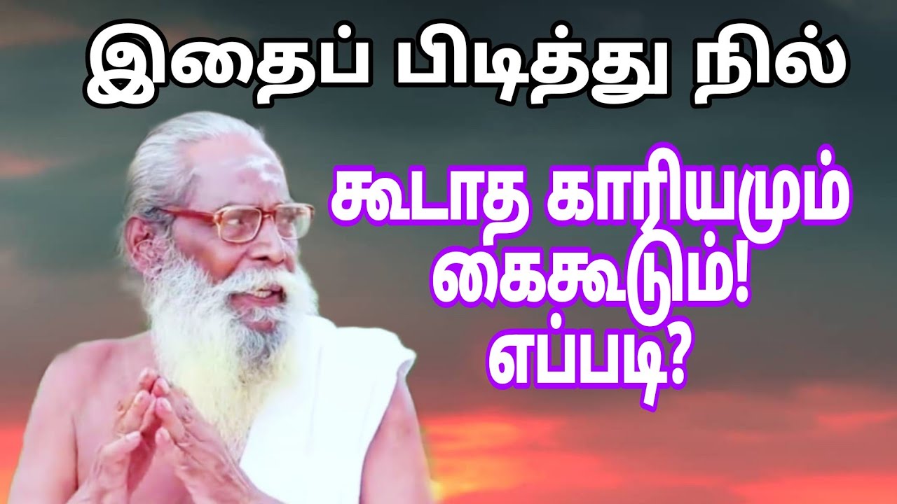 இதைப் பிடித்து நில்! கூடாத காரியமும் கைகூடும்! எப்படி?