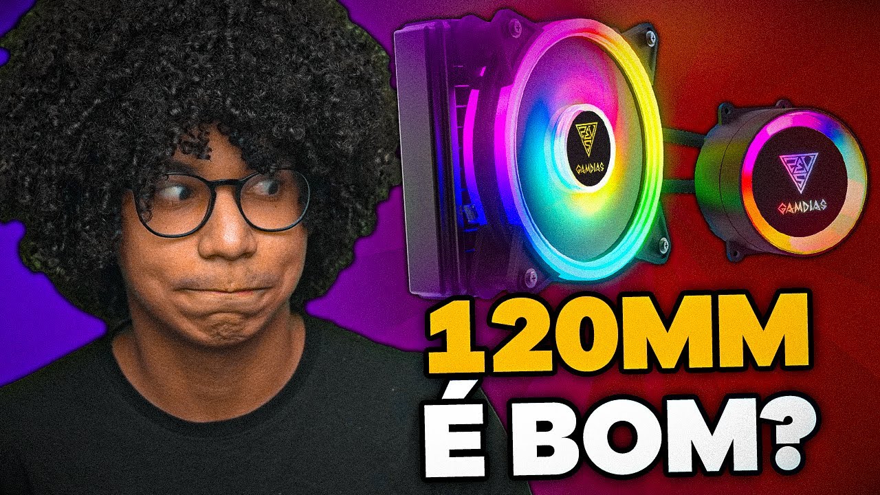 Water Cooler BARATO com DESEMPENHO BOM e RGB?! Testamos o GAMDIAS CHIONE E2 120 Lite!