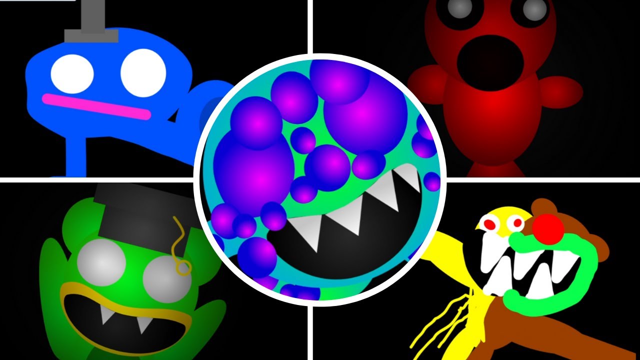 NEW CURSED SUSSY SCHOOL GROUNDS #81 😈 Double REBORN - 9 Mascot Horror Game ALL Bosses & Jumpscares