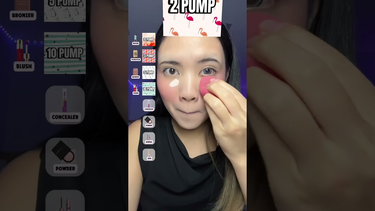 Pump challenge!! #makeup