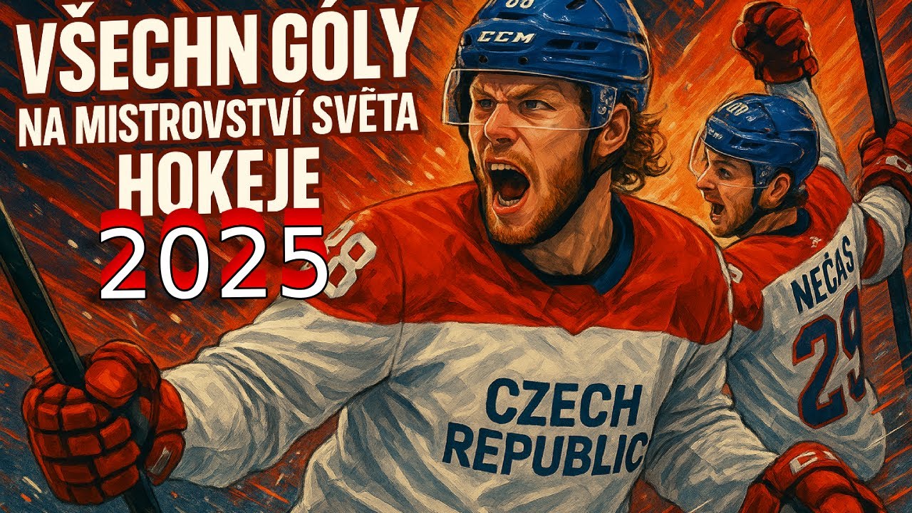 Všechny Góly Česka na MS – Pastrňák a Nečas Show