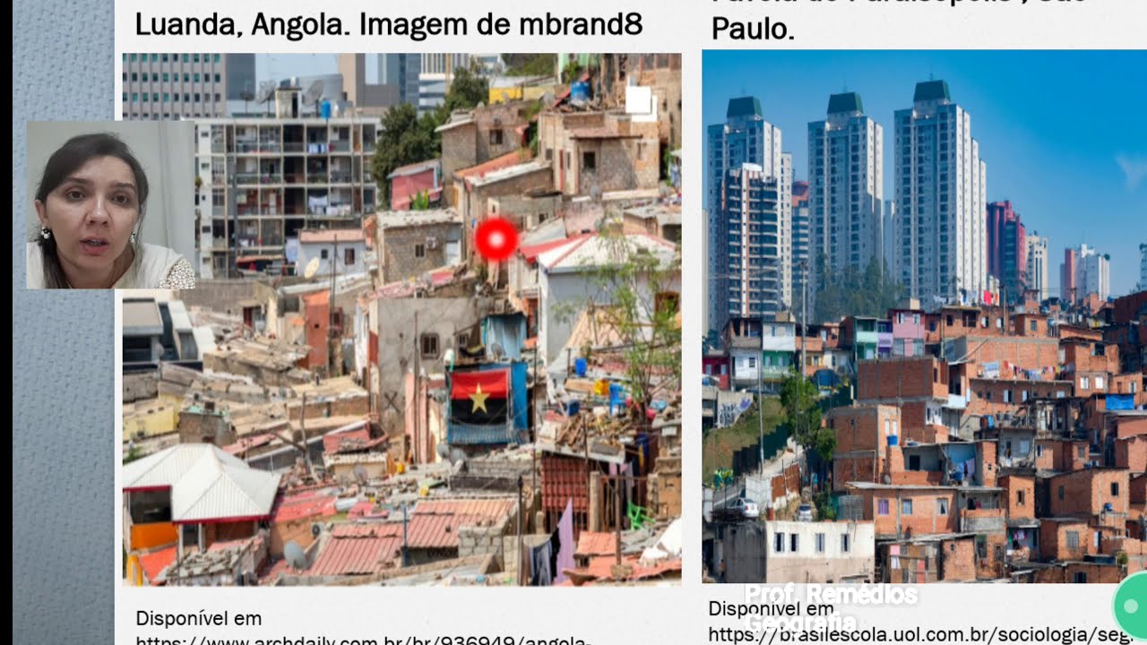Distribuição da população e urbanização na África