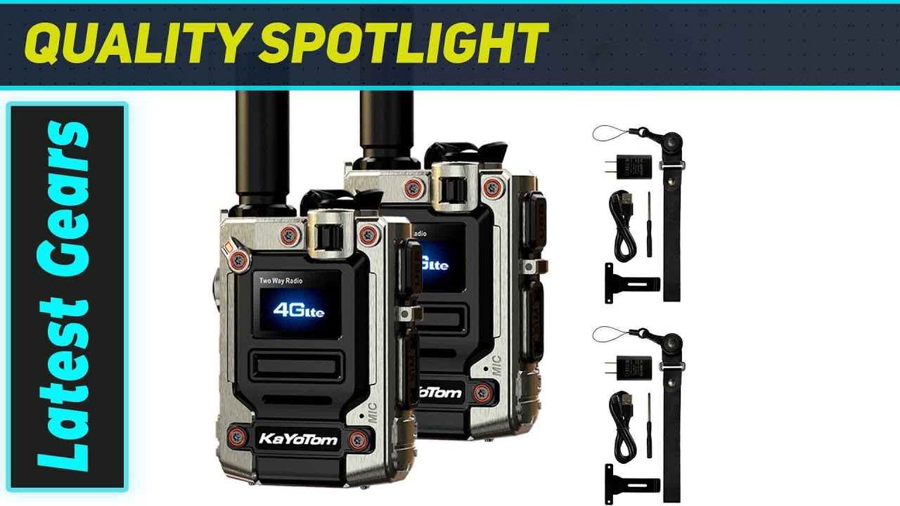 `Best Long Range Walkie Talkie? Kayotom 4G PoC Radio Test