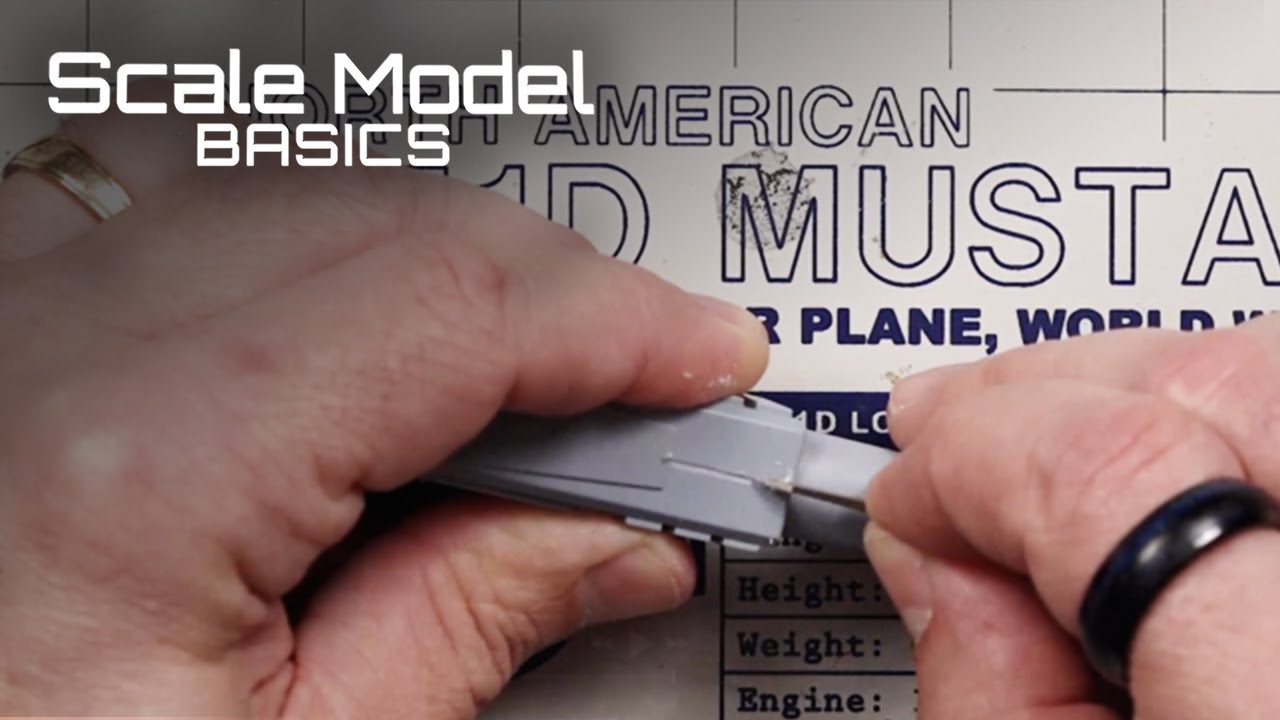 Scale Model Basics: Hide seams by scribing panel lines