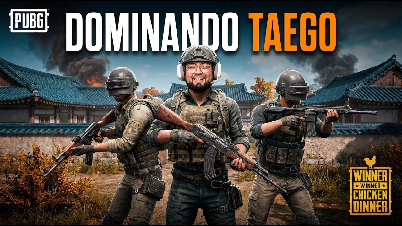 Partida chill en Taego… hasta que se puso tensa al final | PUBG 🏆
