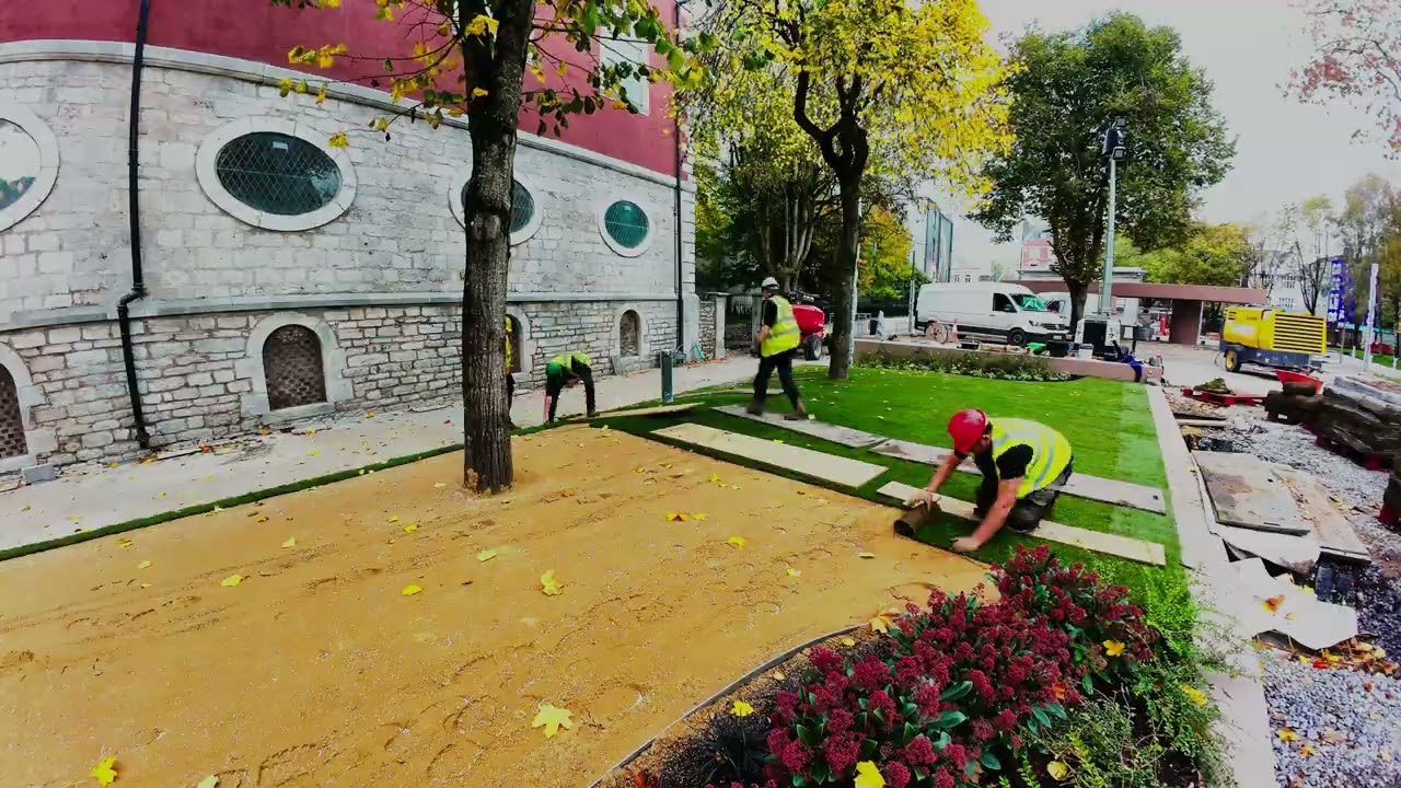 Bishop Lucy Park Makeover Laying Fresh Sod in the Heart of Cork City