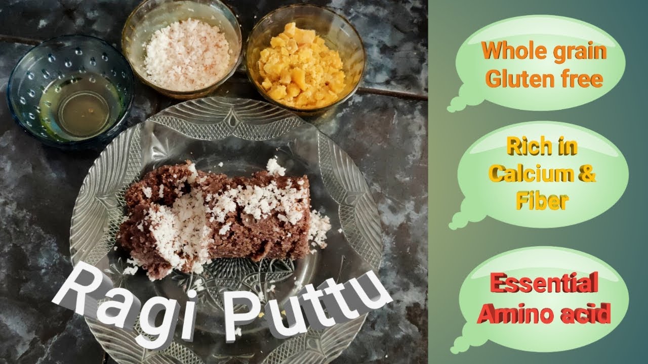 How to make Ragi Puttu | Gluten Free Breakfast | Rich in Fiber | Helps in Weightloss