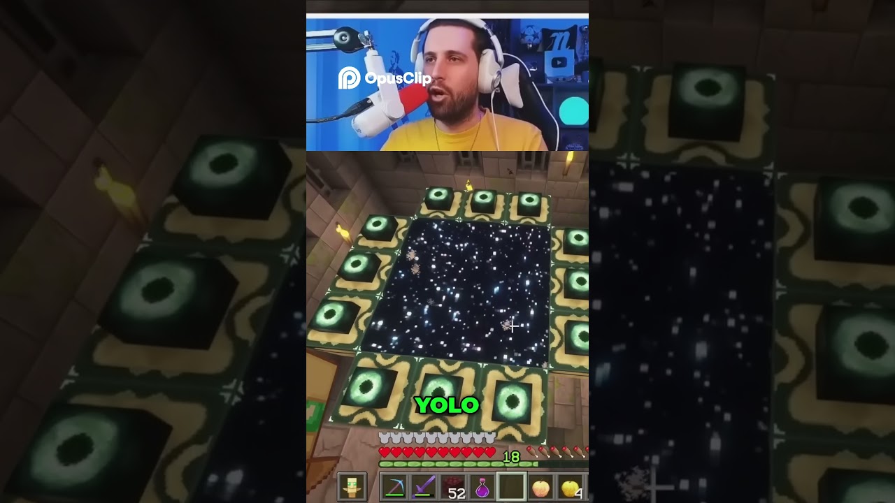 Ender Dragon Támadás! Félelem és Harc!