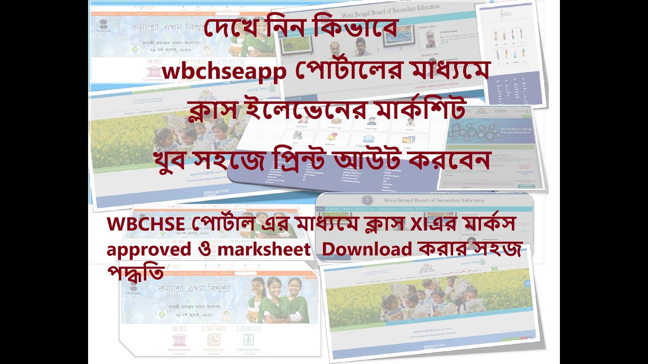 Marksheet of Class XI || Class XI marksheet || Marksheet Print ক্লাস ইলেভেনের মার্কশিট প্রিন্ট আউট