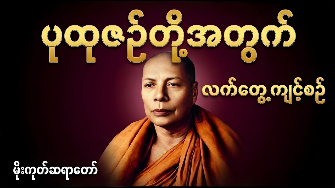 ပုထုဇဉ်များ ဖြစ်ပျက်မြင်ပြီး နိဗ္ဗာန်ဝင်ရန်အားထုတ်ပုံ အလုပ်ပေးတရားတော် | မိုးကုတ်ဆရာတော်