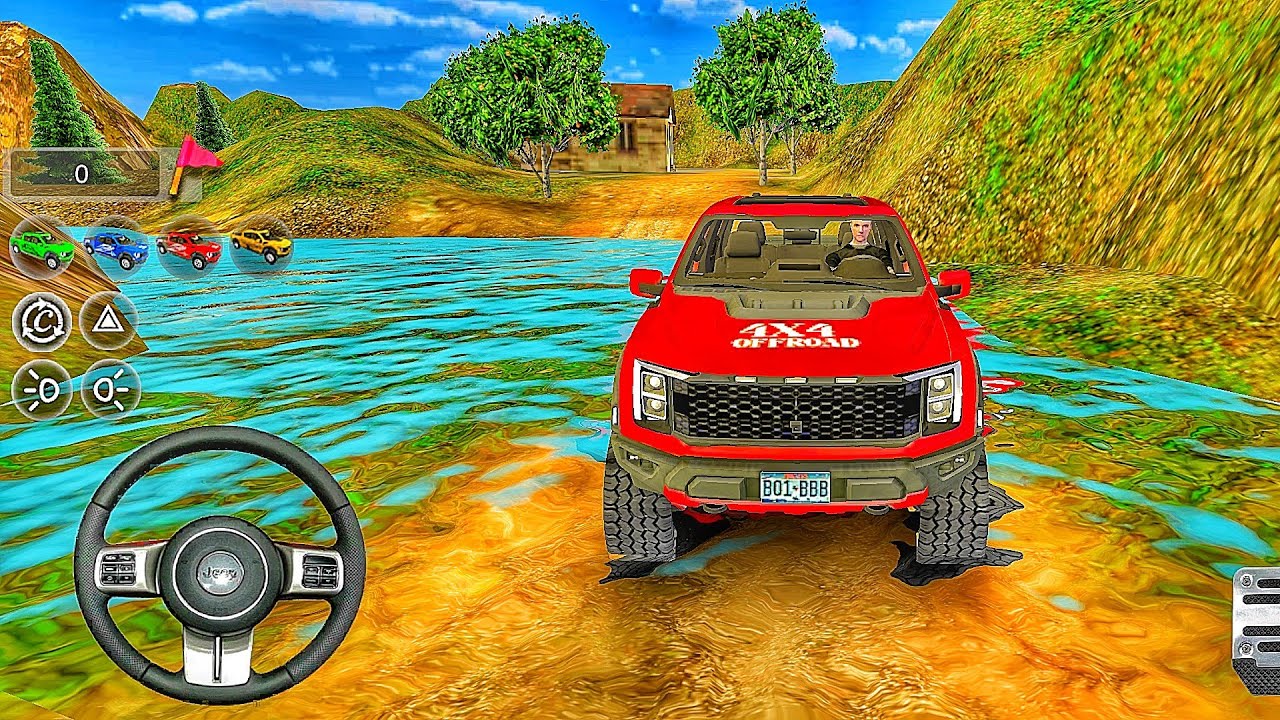 Jeep Driving 4x4 - Jeep Game | Jeep Game 3D Gameplay - जीप ड्राइविंग 3D गेम | गाड़ी वाला गेम