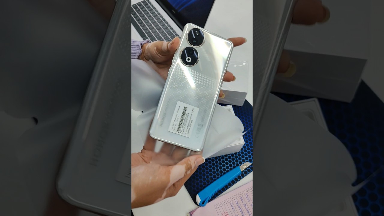 unboxing honor 90 5G silver