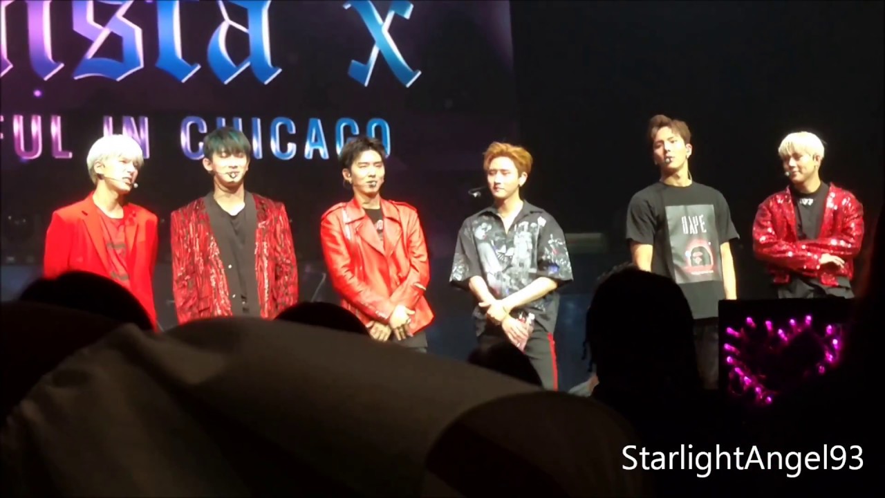 170712 Monsta X Talk Session + Wonho's muscles - Beautiful in Chicago