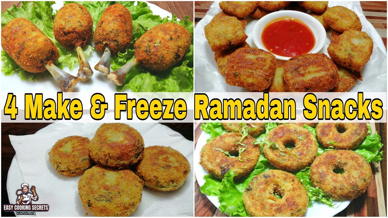 4 MAKE AND FREEZE IFTAR SNACKS 2023  BY ( Easy Cooking Secret) | Quick And Easy Iftar Snacks Recipe