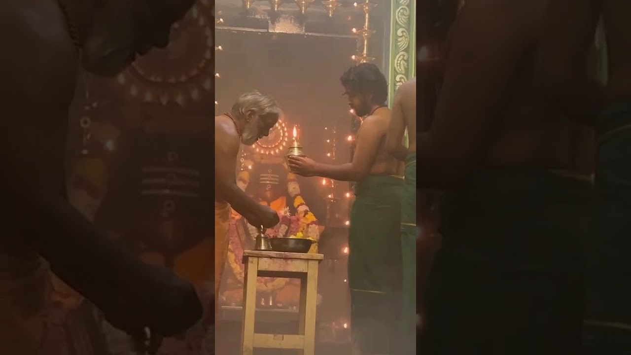 महाशिवरात्रि शिव अभिषेक JAGATHALA शिव मंदिर अरुवंकाडु , तमिलनाडु 