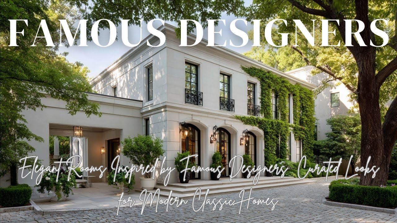 Elegant Rooms Inspired by Famous Designers | Curated Looks for Modern Classic Homes