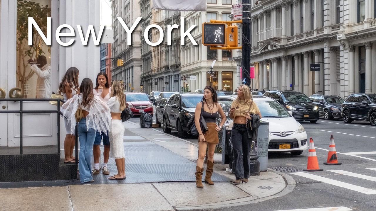 What SoHo Looks Like During New York Fashion Week | NYC Walking Tour [4K]