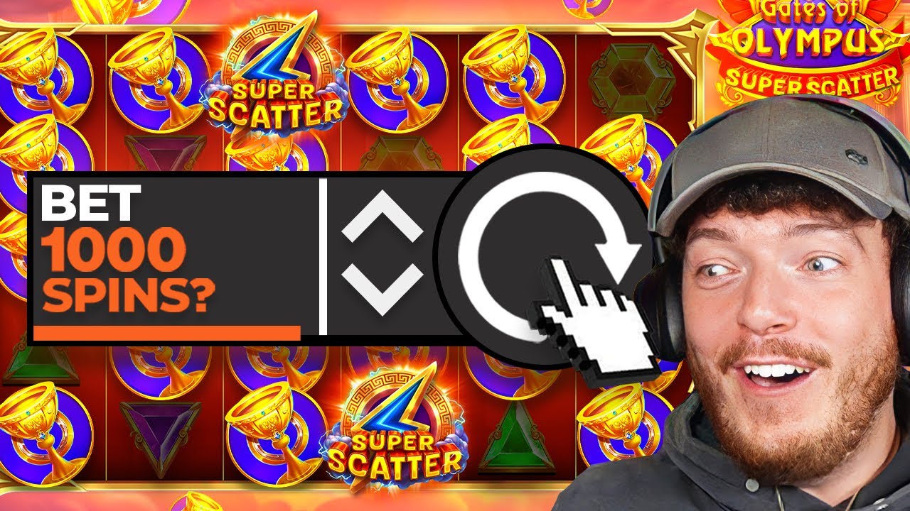 Я сделал 1000 вращений по 30 долларов каждое на карте Gates of Olympics Super Scatter!