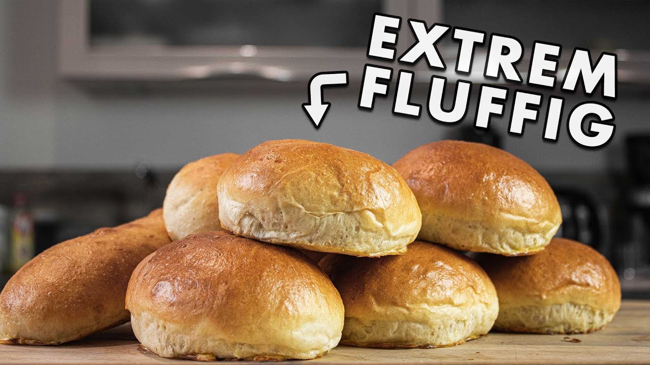 DIE BESTEN BURGER BUNS DER WELT - Brioche Buns Rezept Selber Machen