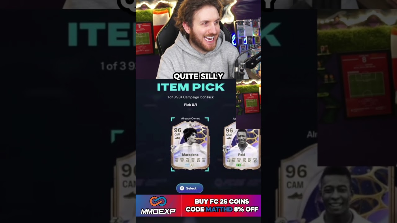 THE BEST EVER 93+ ICON SWAPS ICON PLAYER PICK! #fc26 #shorts