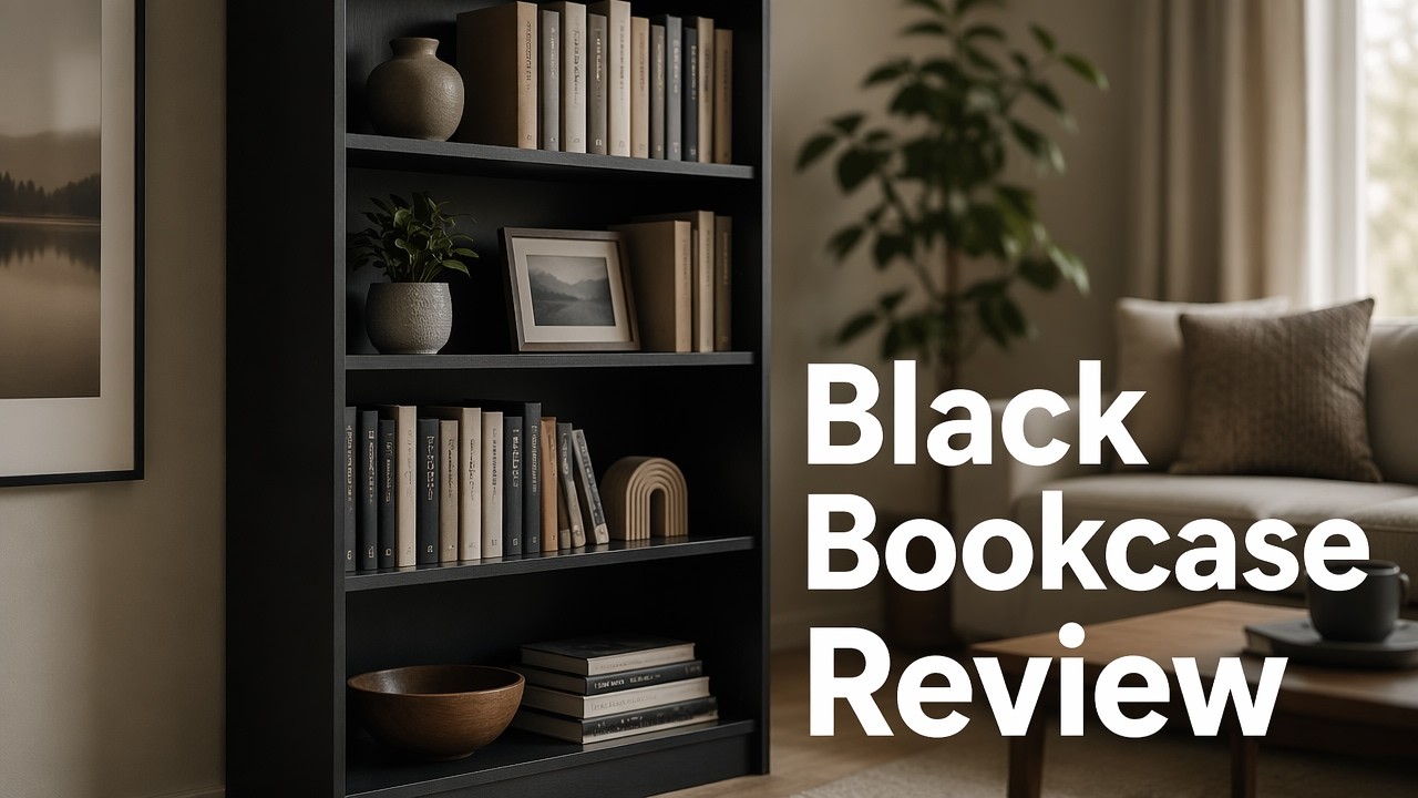 South Shore Axess Collection 5-Shelf Black Bookcase review