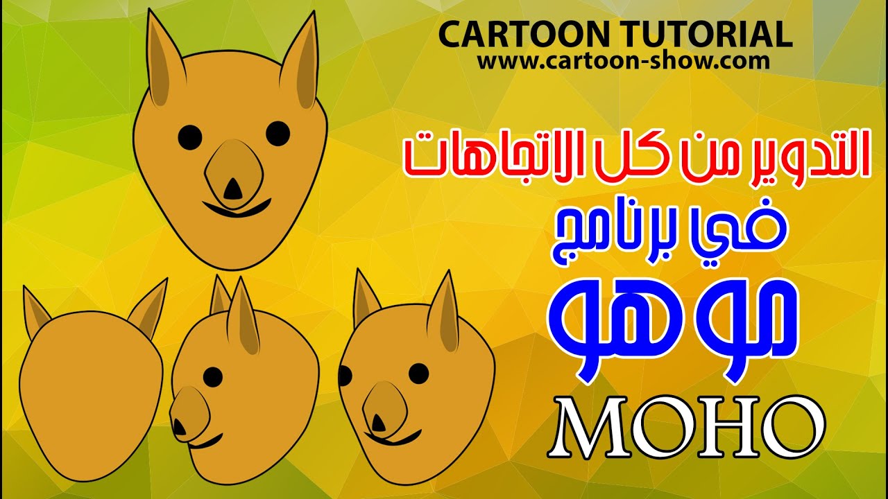 التدوير من كل الاتجاهات في برنامج موهو MOHO 13