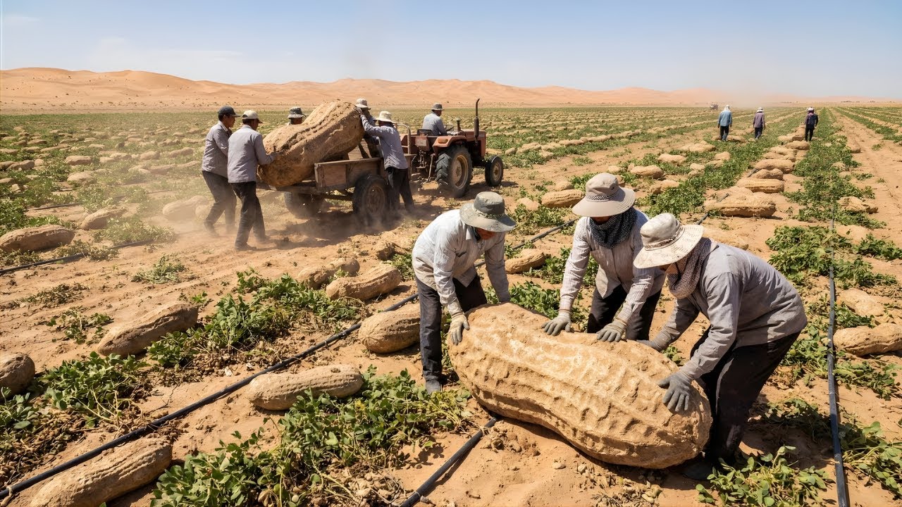 Unbelievable! They Tried Growing Peanuts In The Desert - The Results Shocked Millions Of People