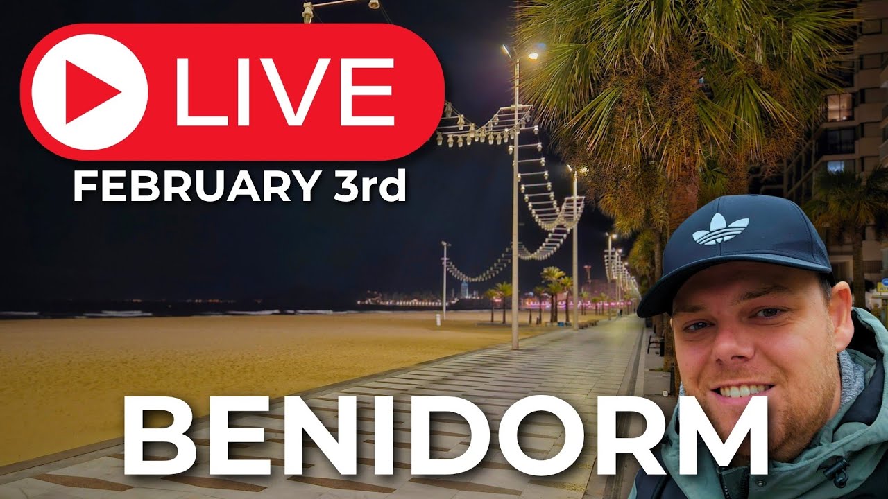 LIVE 🔴 IN (an empty) BENIDORM