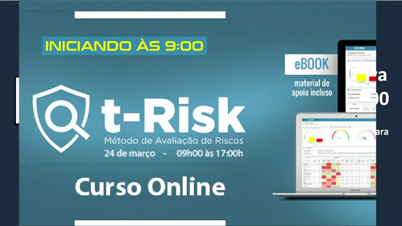 Gest&atilde;o de Riscos ISO 31000 - Plataforma t-Risk - Parte 1/2 - Curso completo