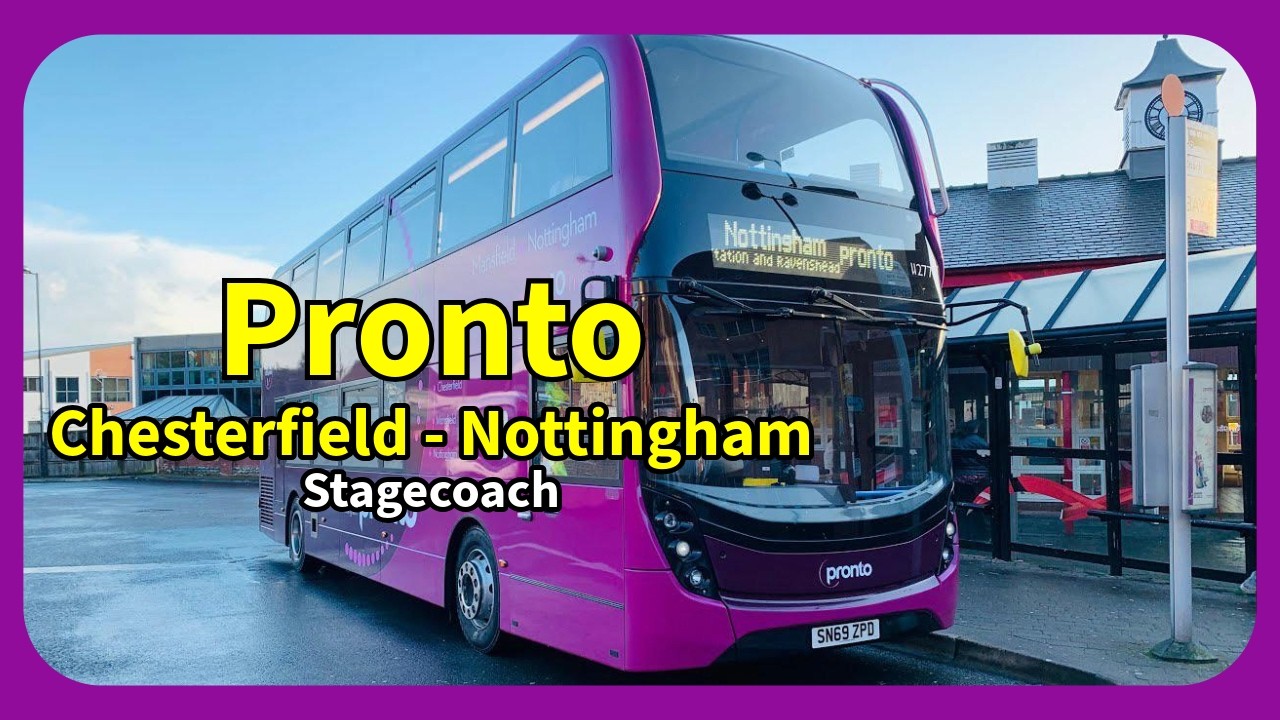 Stagecoach Pronto Cab Ride | Chesterfield To Nottingham [4K]