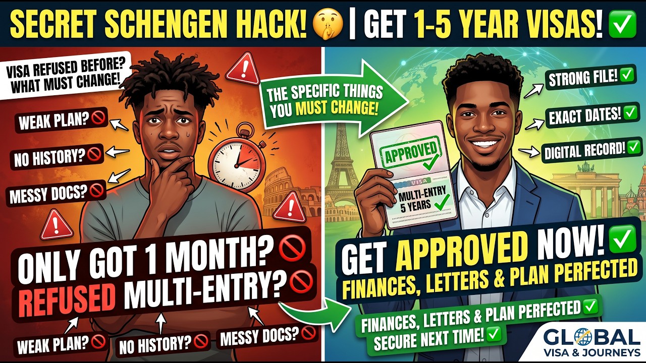 How to Get a 1 to 5 Year Schengen Visa! 🇪🇺