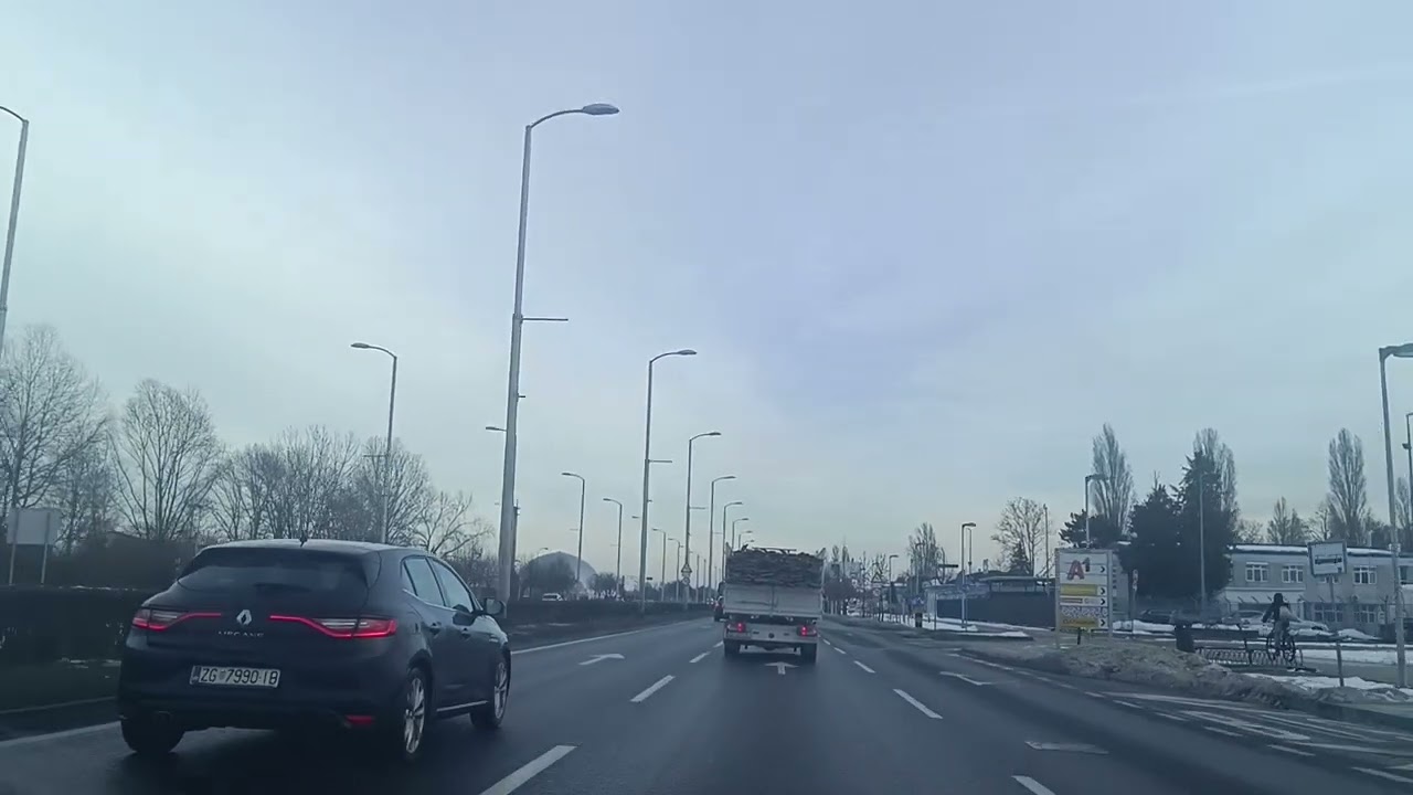 Zagreb - Radnička Street , industrial area , 13 th January 2026