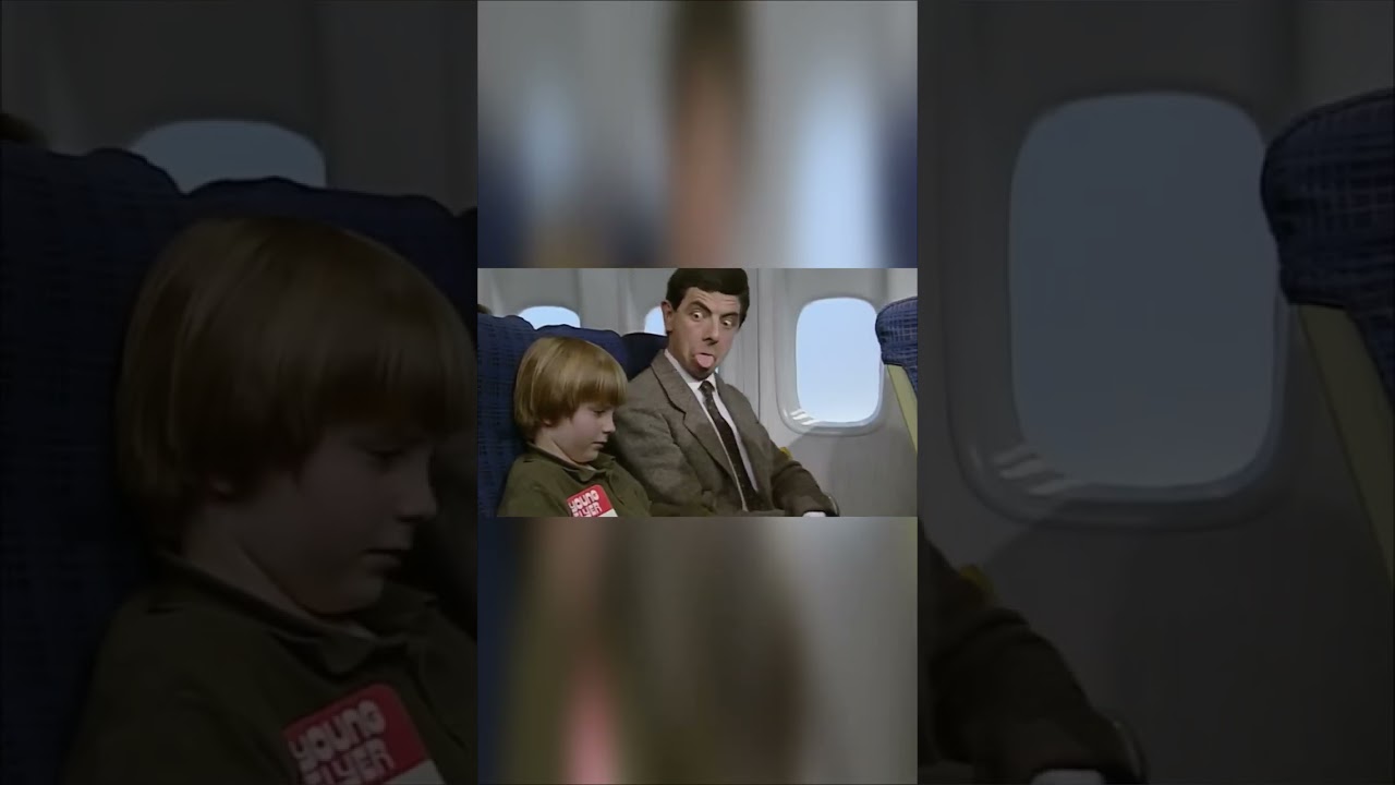 Mr Bean on the plane. shorts. #history #mrbean #humor #hello #comedy #filmcomedy