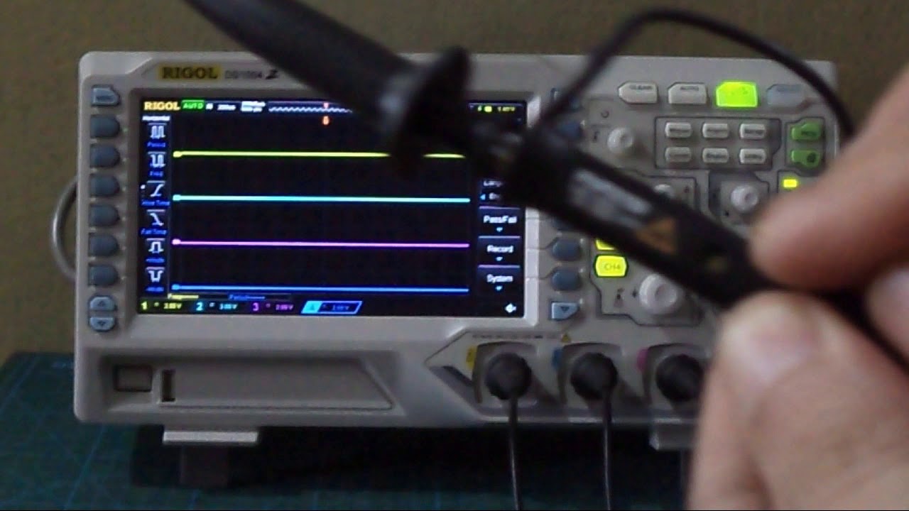 RIGOL DS1054Z Oscilloscope - probe compensation #metaldetector  #rigol