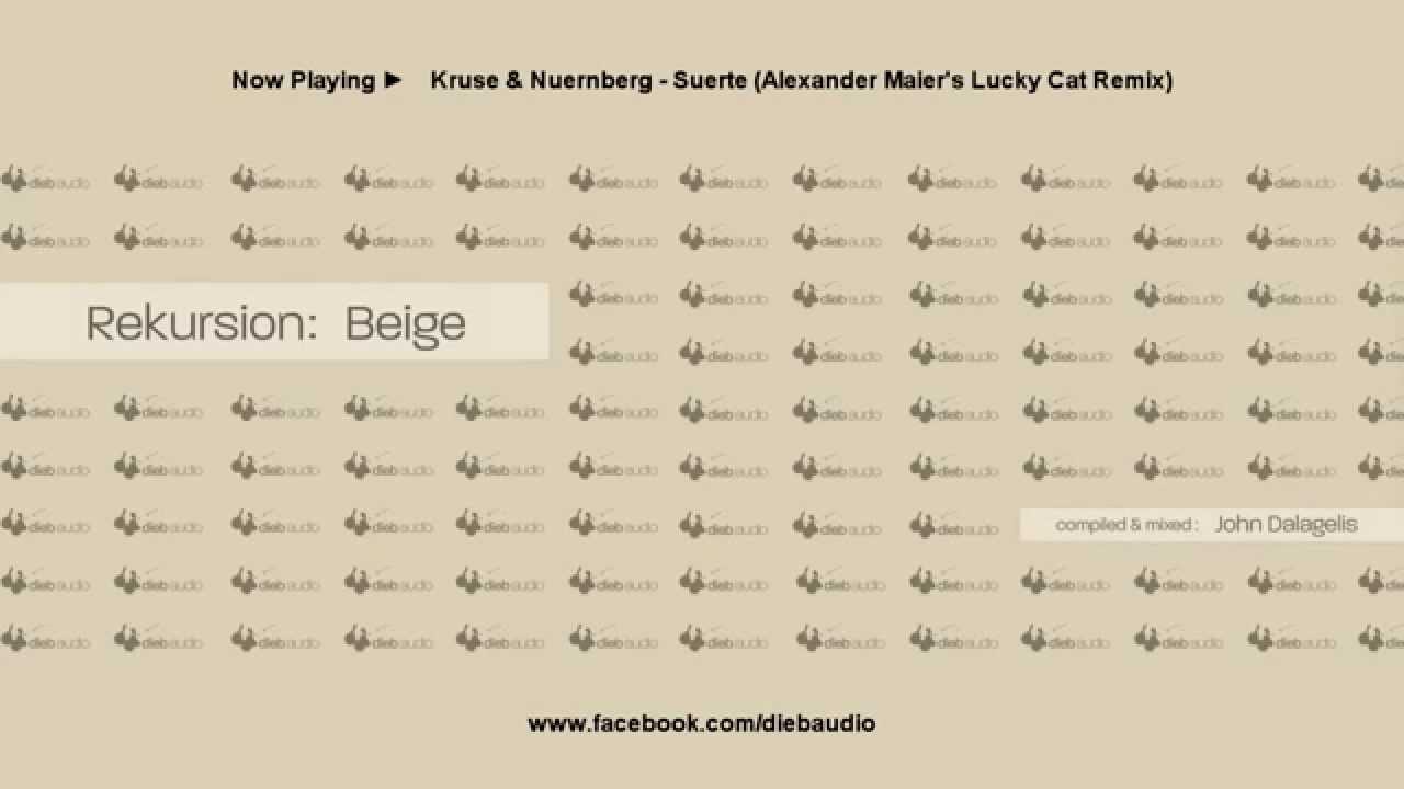 Various Artists - Rekursion: Beige (Continuous Mix by John Dalagelis) - Dieb Audio [DADC002]