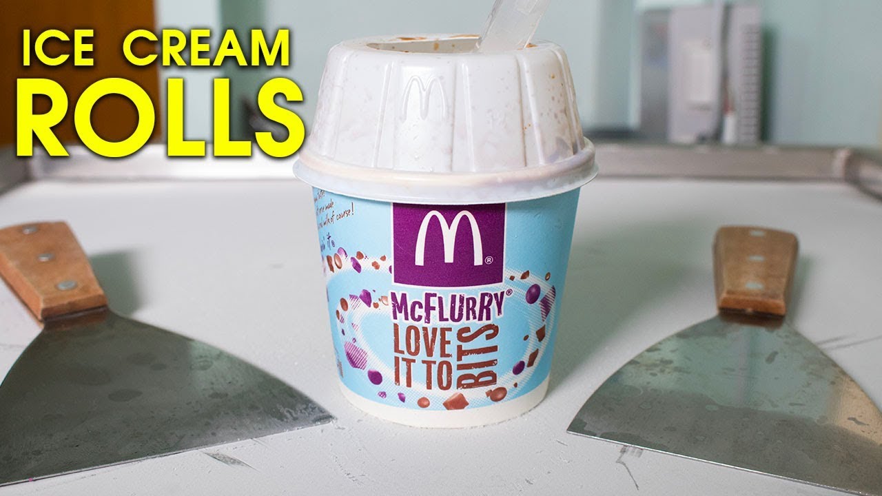 McFlurry ICE CREAM ROLLS Experiment