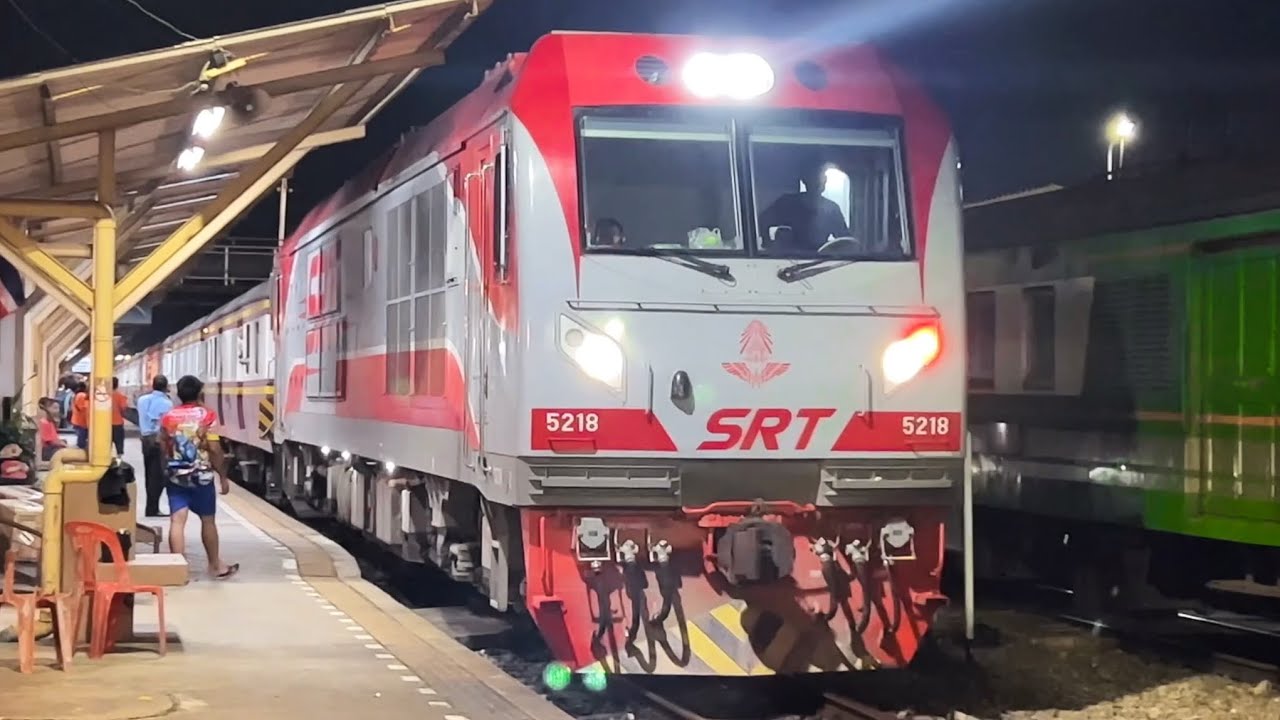 SRT. #ครั้งแรกของขบวนนี้ รถจักร QSY 5218 ทำขบวนรถเร็วที่ 170 ครั้งแรกที่ใช้ QSY ทำขบวน ที่สุราษฎร์ฯ