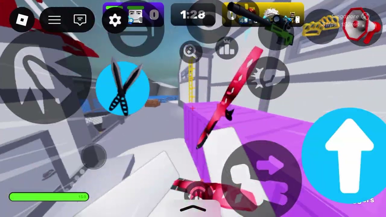 Playing Roblox Rivals but (3v2)