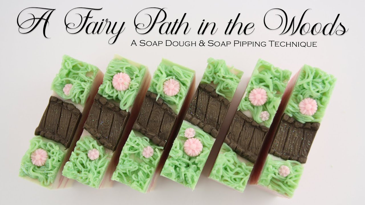 Fairy Path: A Cold Process Soap Using Soap Dough & Piping Techniques