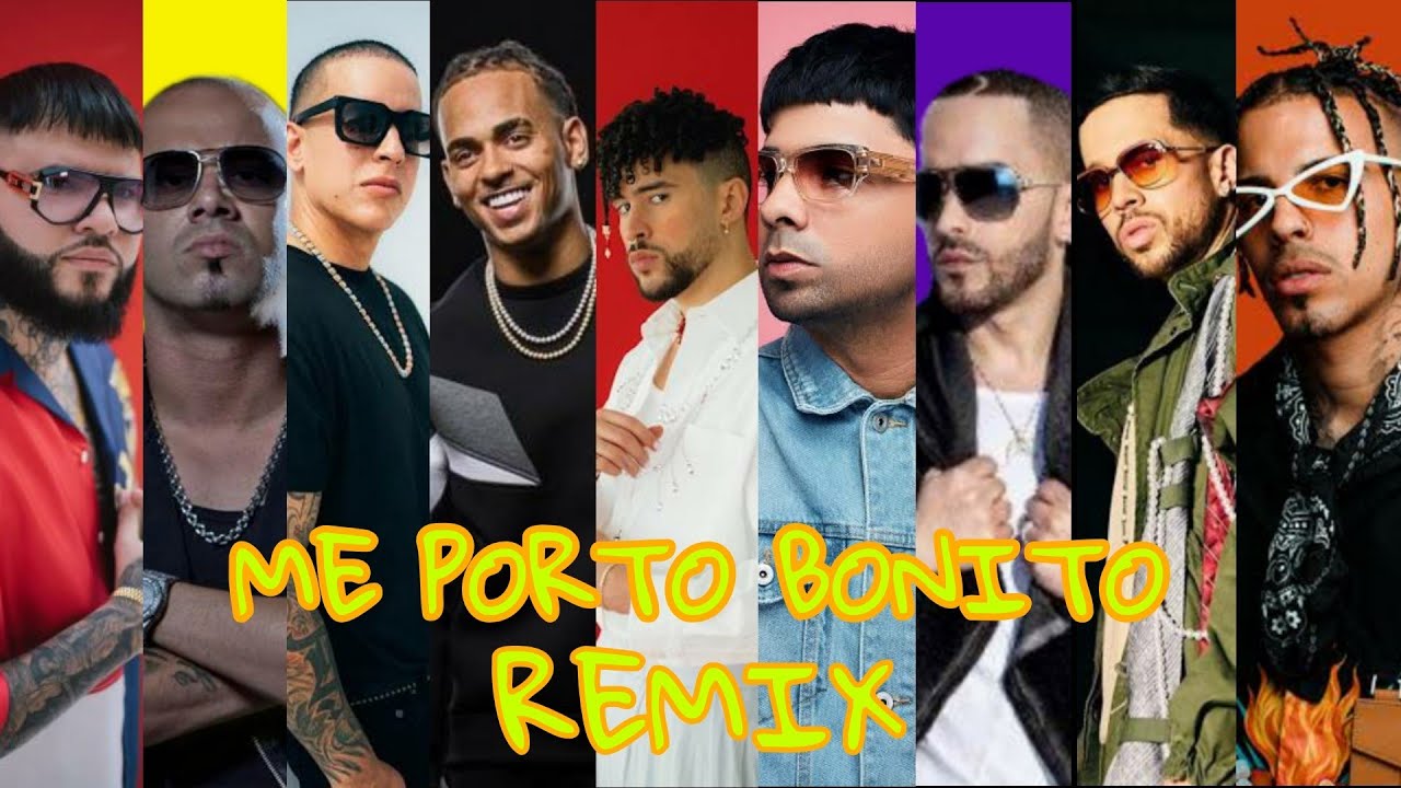 Me Porto Bonito REMIX - Bad bunny, Daddy Yankee, Rauw Alejandro, Ozuna, Wisin, etc (Music Video)