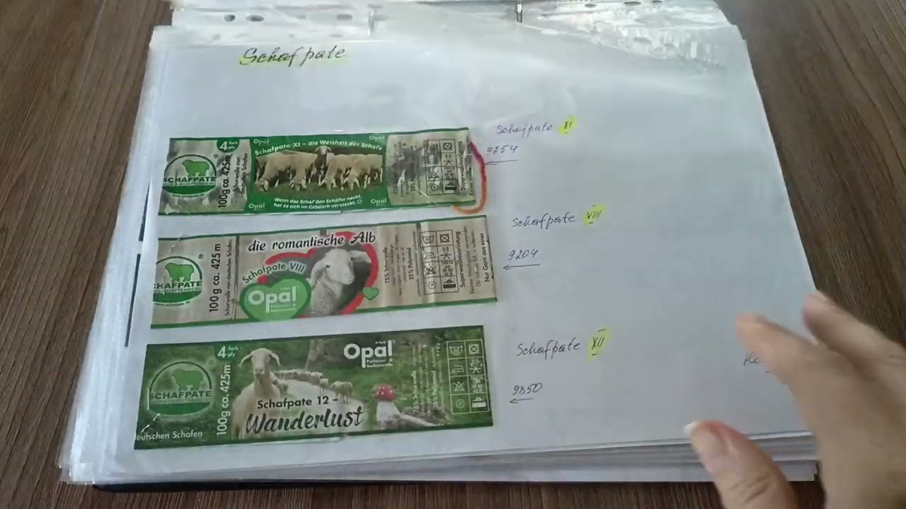 Marmiya- коллекция Opal : пряжа и этикетки. 150 шт +