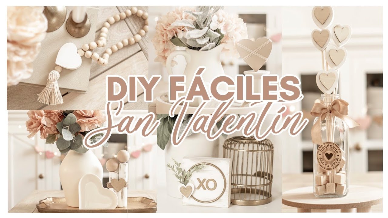 💓DIYS/IDEAS FÁCILES PARA DECORAR EN SAN VALENTÍN 2023 💓  MANUALIDADES DECORACIÓN ELEGANTE