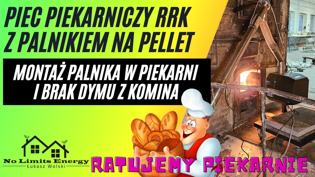 🔥Piec piekarniczy RRK z Palnikiem na Pelet. 👍Brak Dymu z Komina. Ratujemy Ceramiczne Piekarnie.