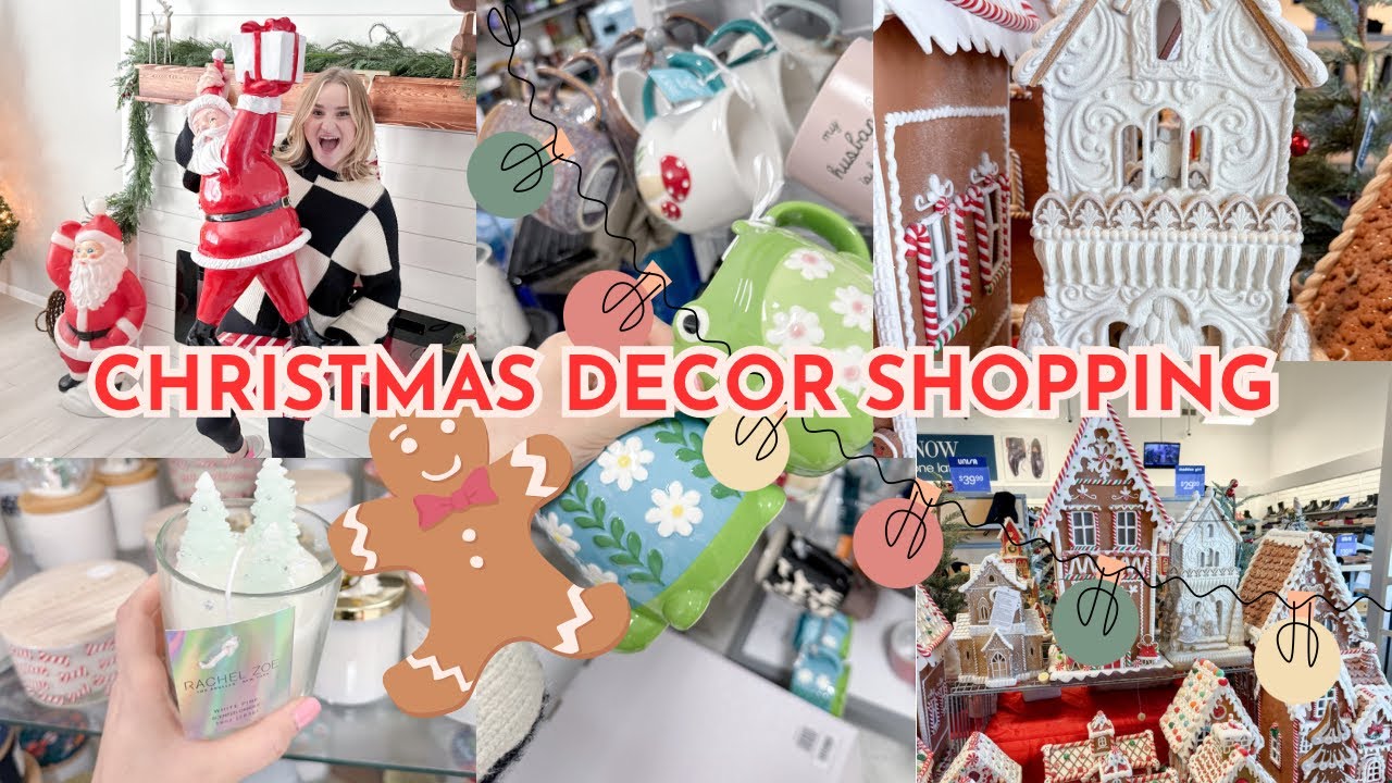 COME CHRISTMAS DECOR SHOPPING WITH ME | Drue Basham