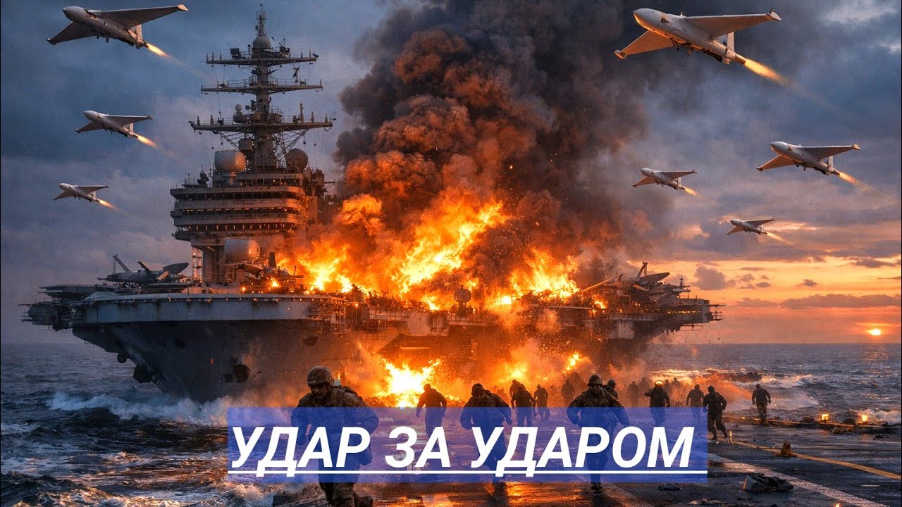 Тридцать Беспилотников Ударили по Авианосцу / Спецназ Высадился на Палубу 