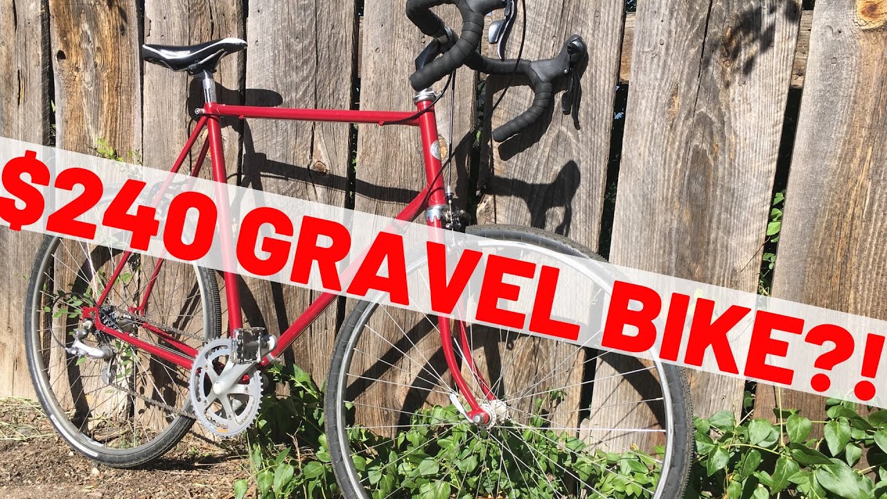 How to build a cheap gravel bike | $240 gravel grinder
