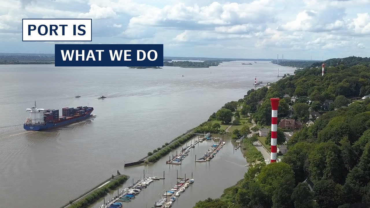 New leading light line on the Elbe