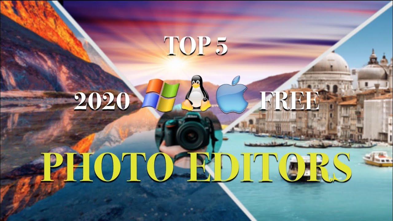 top 5 best FREE & POWERFUL photo editing software 2020